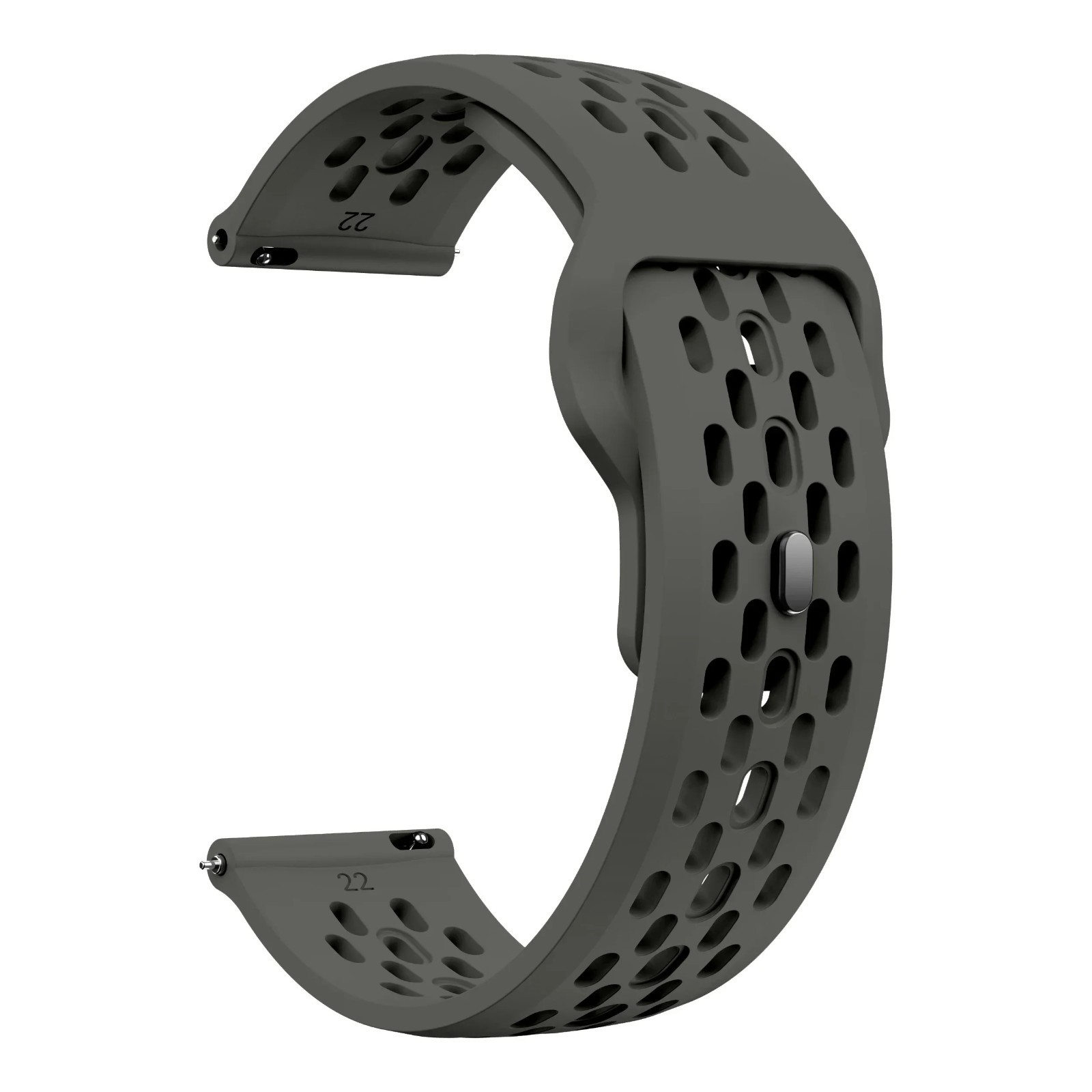 Silicone Sport Watch Strap 18/20/22mm Breathable Wrist Band for Watches