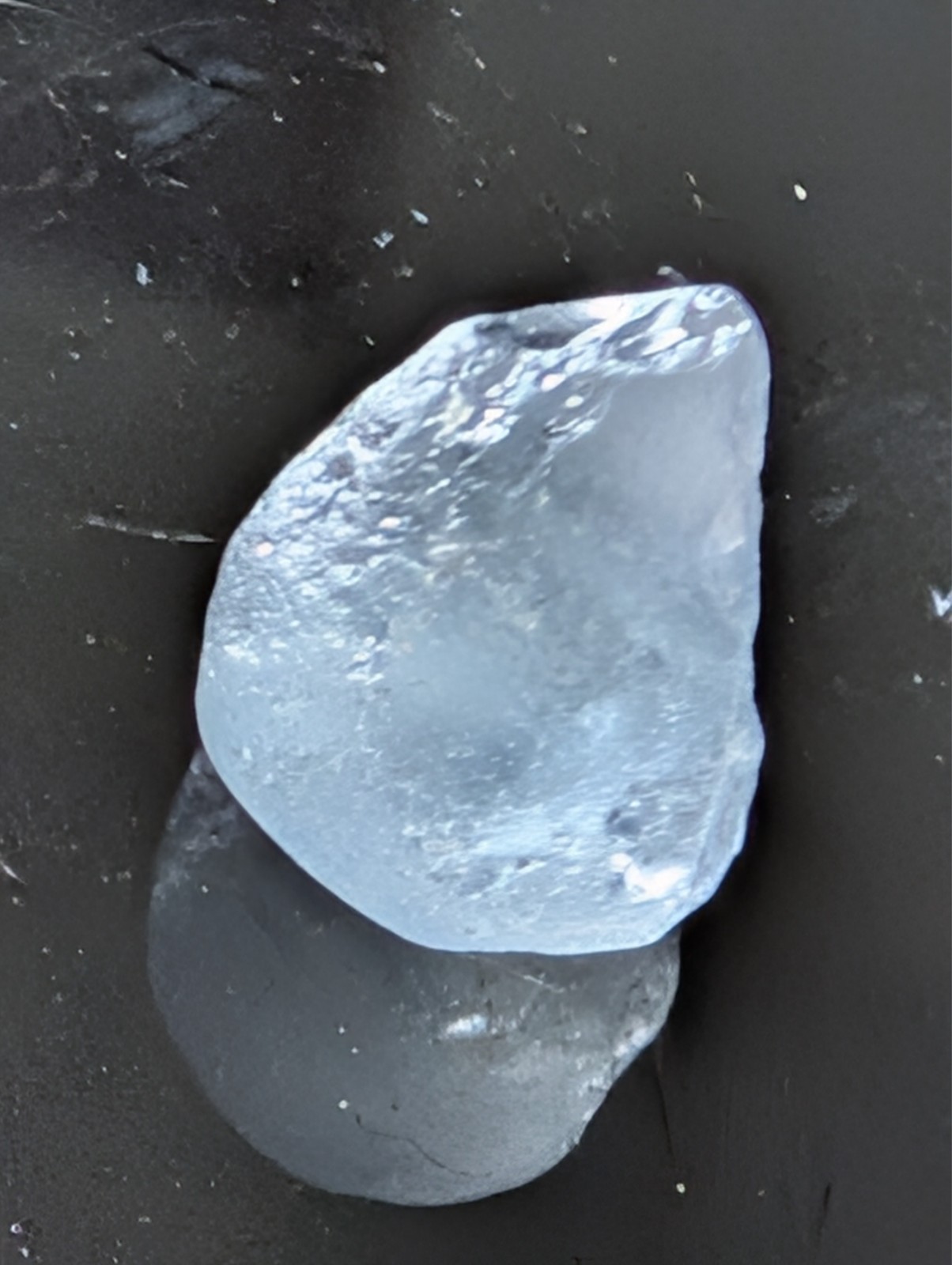 USA seller 4.11 Cut to IF SRI LANKA Icy Blue Sapphire facet rough gemstone