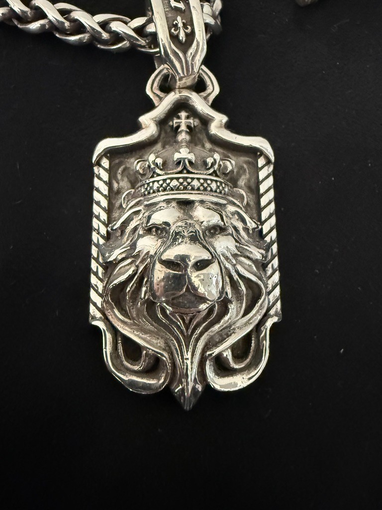 Nightrider Jewelry Royal Blood Lion Pendant Sterling Silver 925