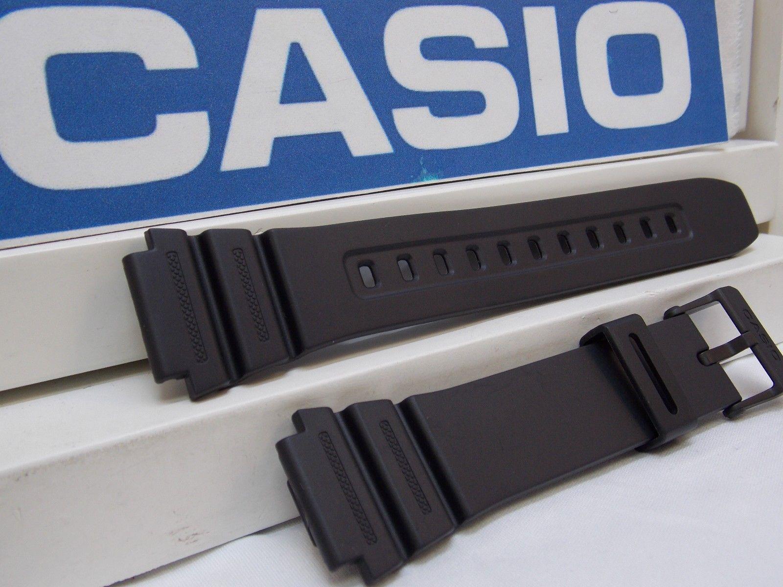 Casio Watch Band F-108, AE-1200, AE-1300 Black Rubber Strap