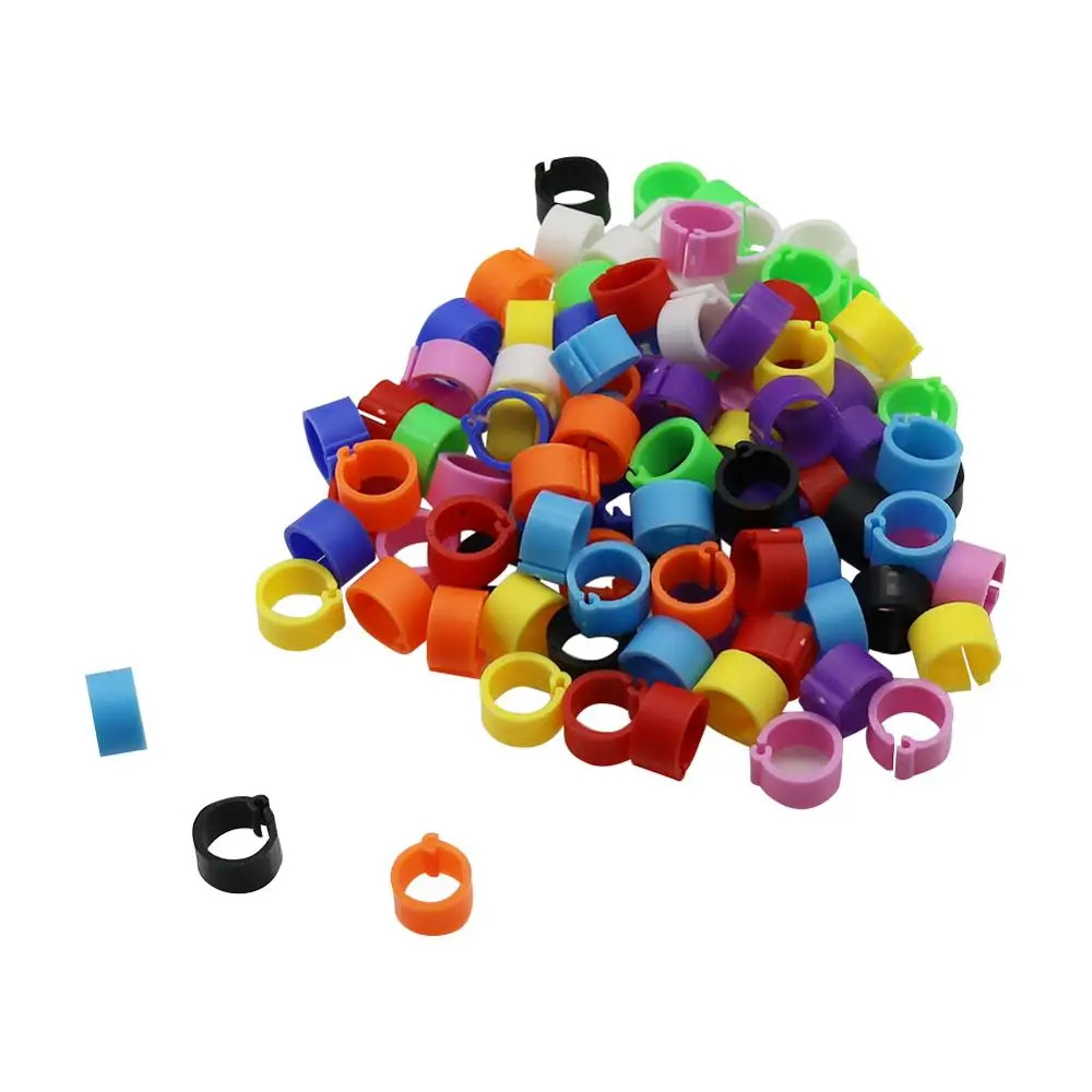 200 Pcs 8Mm Inner Diameter 7Mm Height Birds Foot Rings 10 Colors without Text Pa