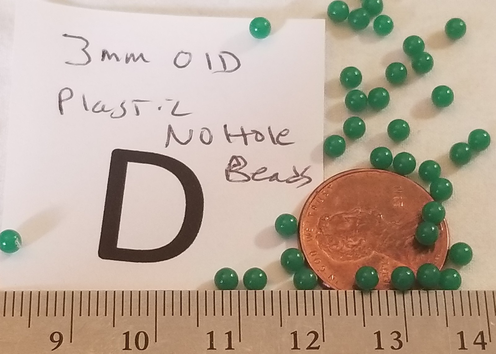 Vtg No Hole 1mm 2mm 3mm + Green Color Ball Bead Jewelry Repair Craft Rhinestone