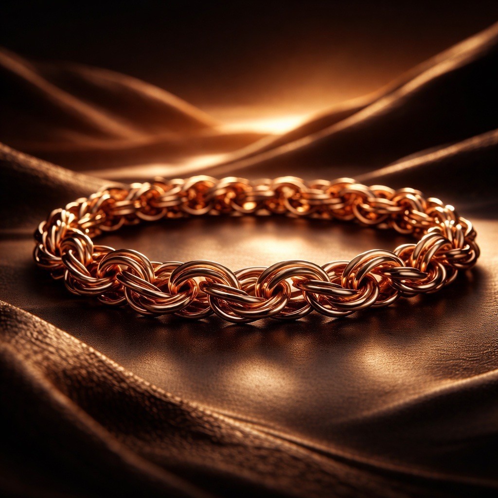 Solid Copper Chain CN688G – 3/8 of an inch wide. Available in 18 to 36 inches.