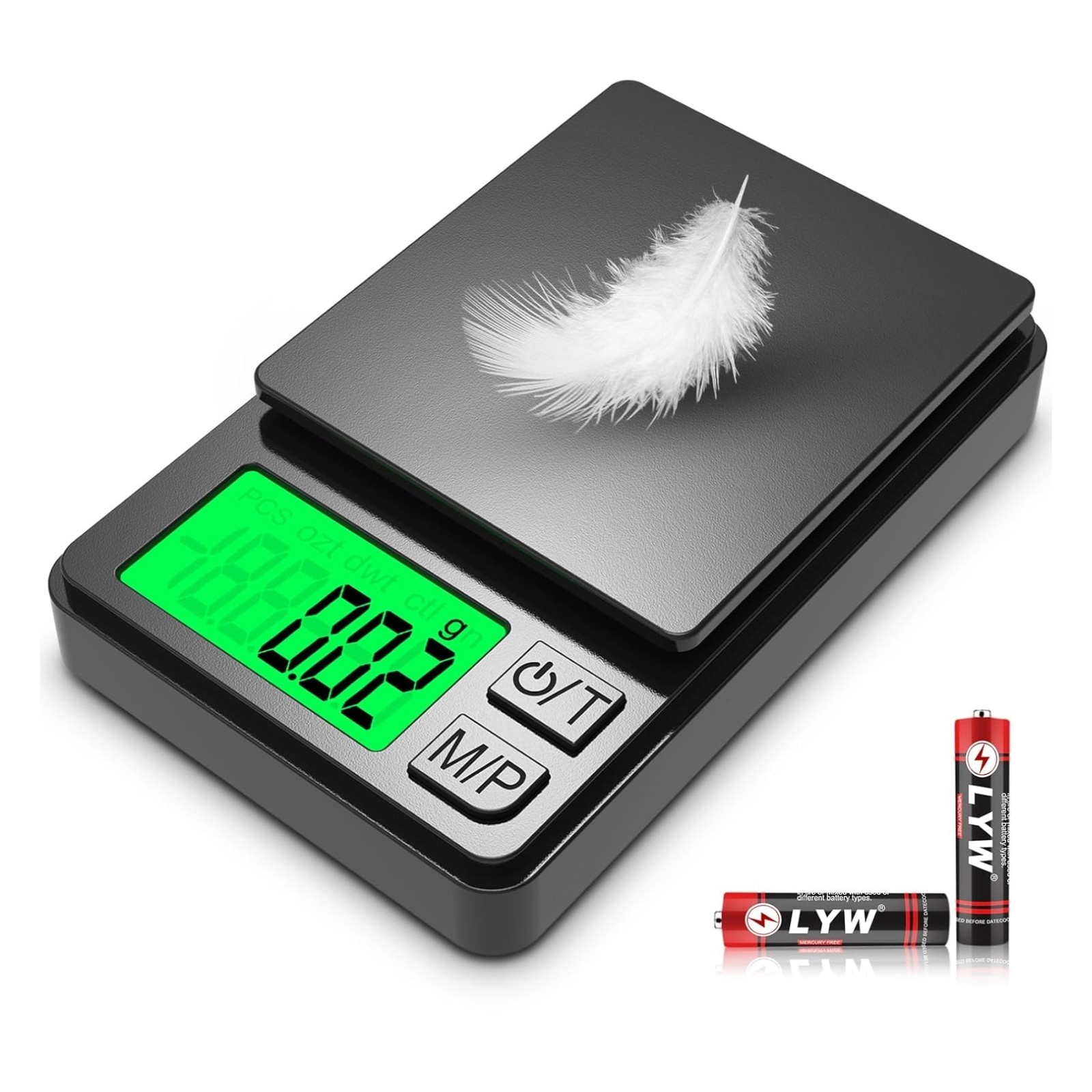 Pocket Scale, 1000G X 0.01G Precision Gram Scale, Small Digital Scale Grams Ounc
