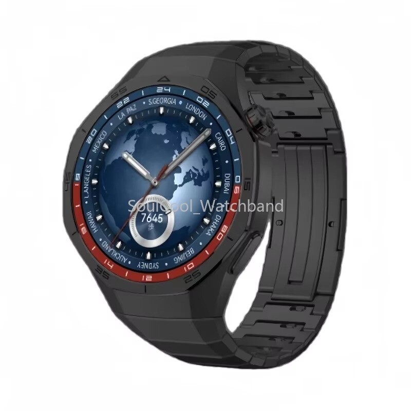 Luxury No Gaps Titanium Alloy Strap For Huawei Watch GT5 Pro 46MM Metal Bracelet