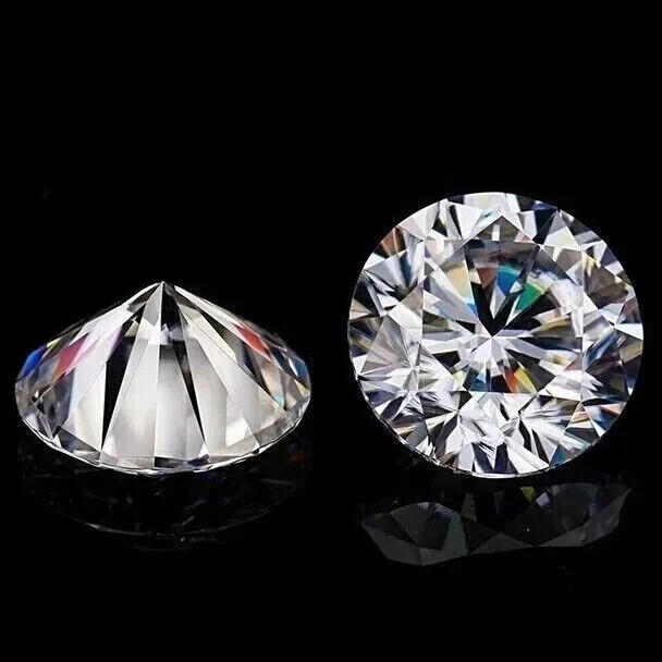 4.00 Carat Round Lab Grown Diamond D Color VVS1 Certified Loose CVD Stone
