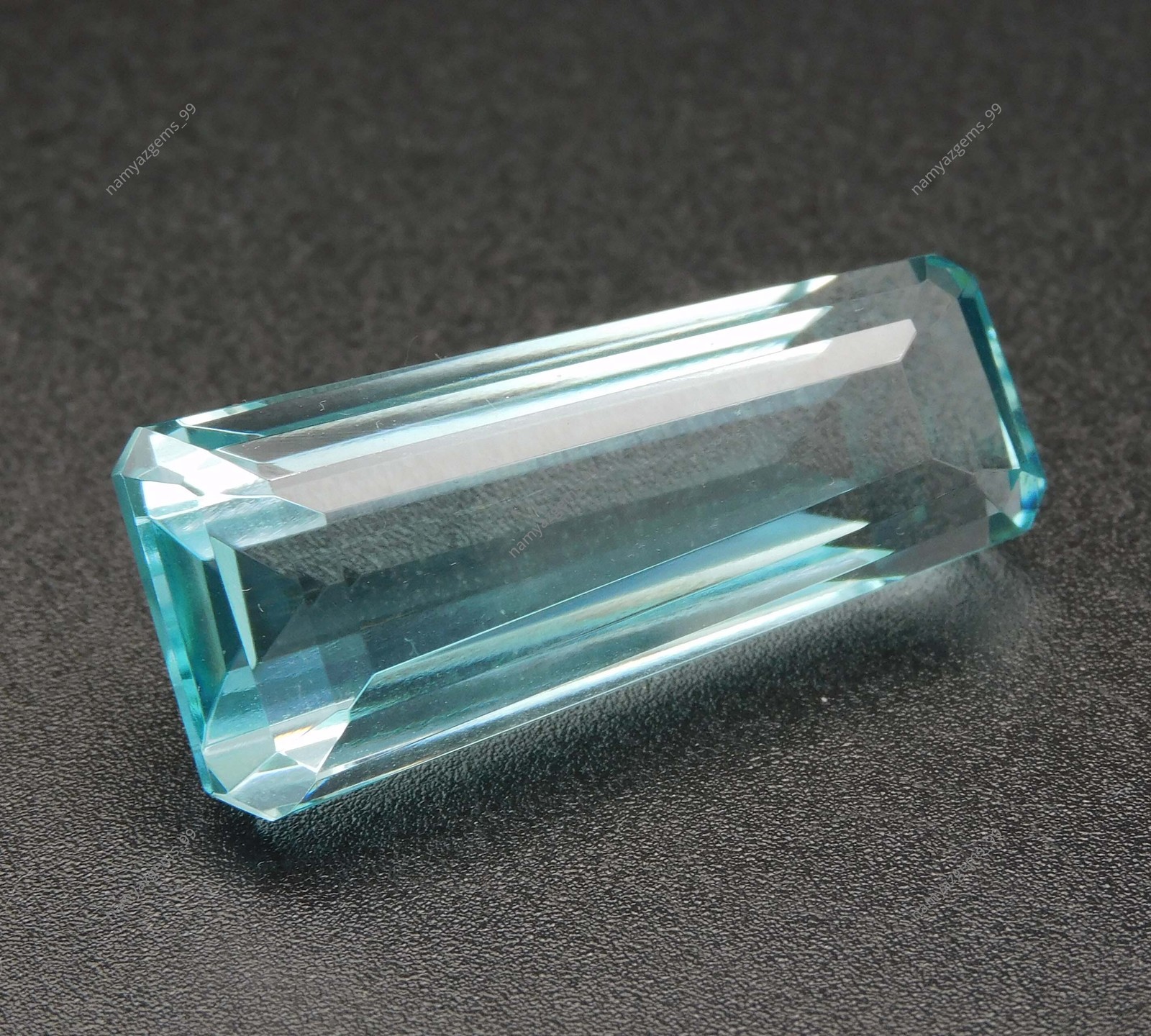 51.85 Ct Premium Natural Blue Aquamarine Fancy Cut Certified Loose Gemstone