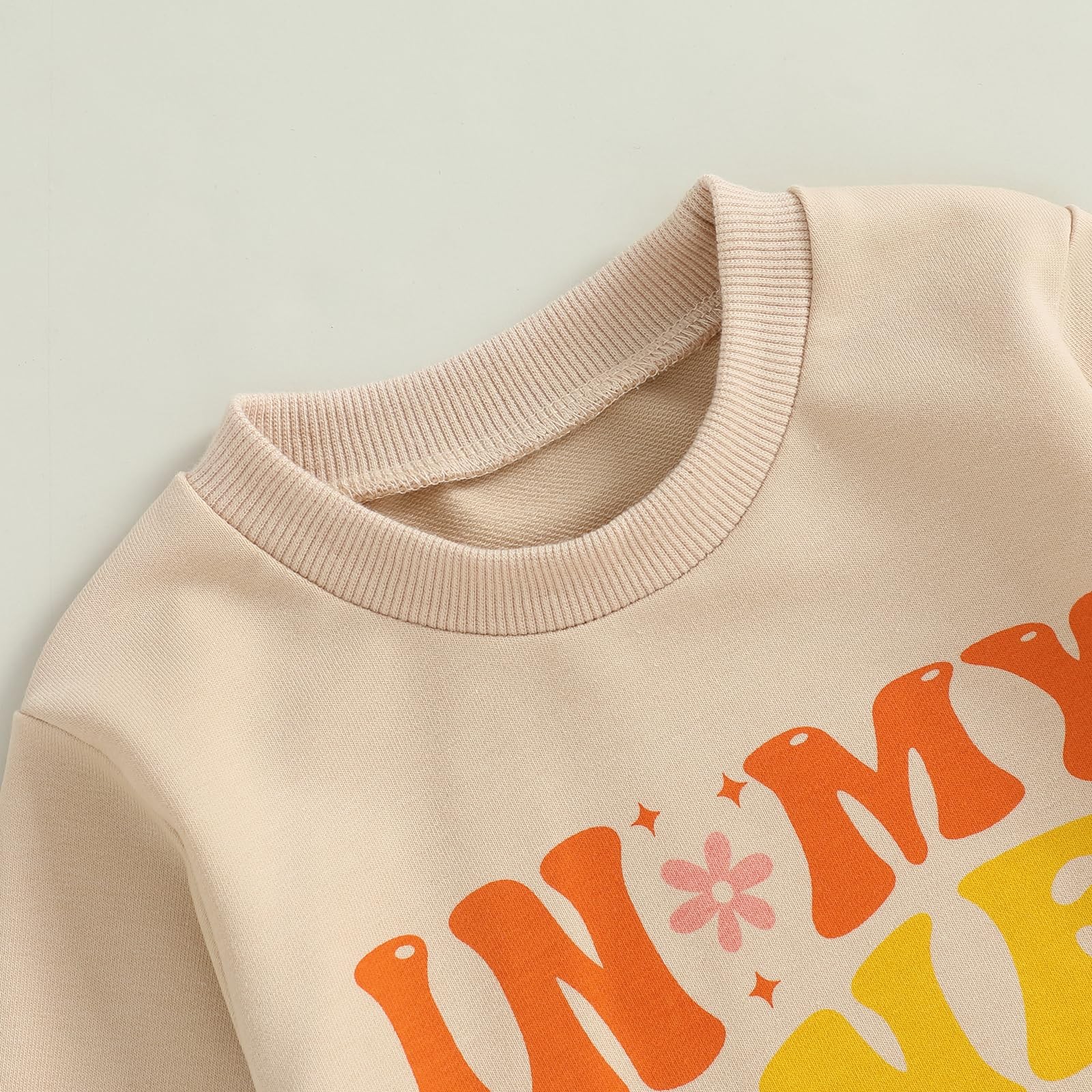 FYBITBO First Birthday Girl Outfit In My One Year Old Era 12-18 Months, Beige