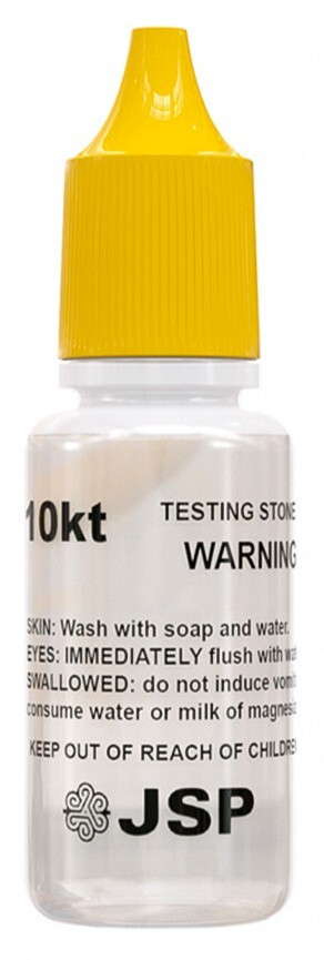 JSP 10K Gold Jewelry Acid Solution Testing Kit Tester Test Scrap Coins Bars GTE