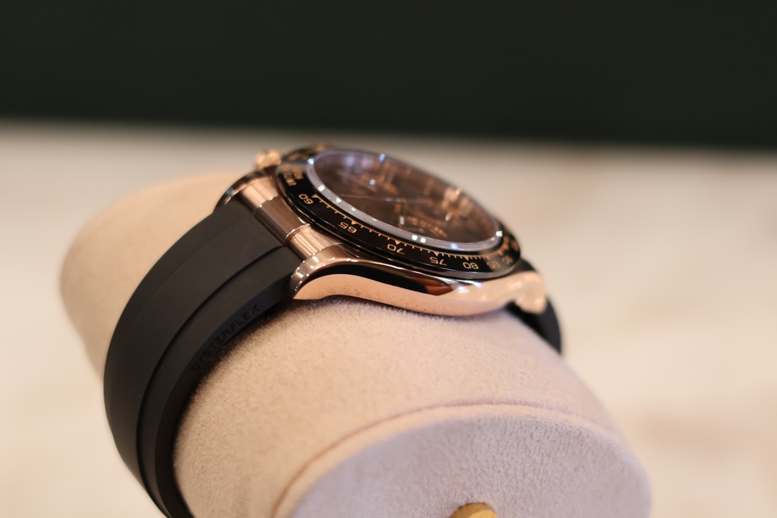 Rolex Daytona Oysterflex Chcocolate Ceramic 116515LN Rose Gold Full Set