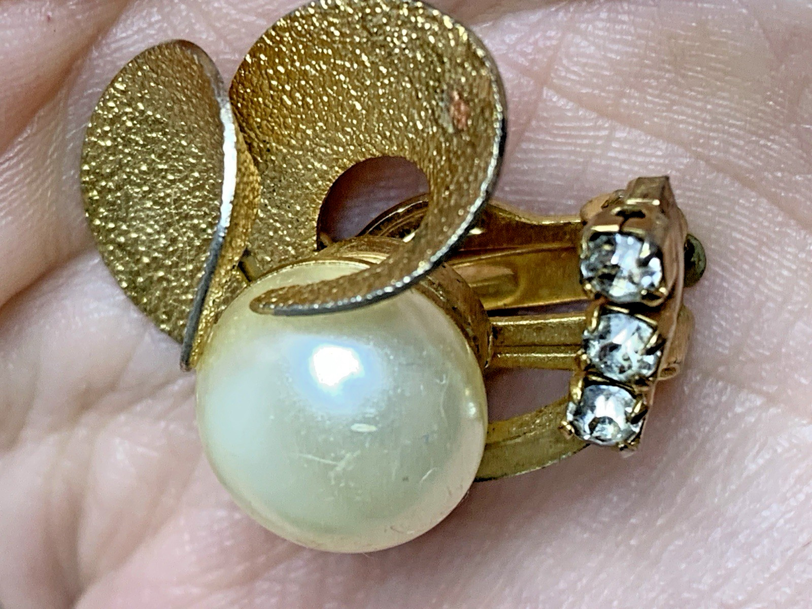 Special Occasion Jewelry Lot Trifari Faux Pearl Rhinestone Bridal Vintage Now