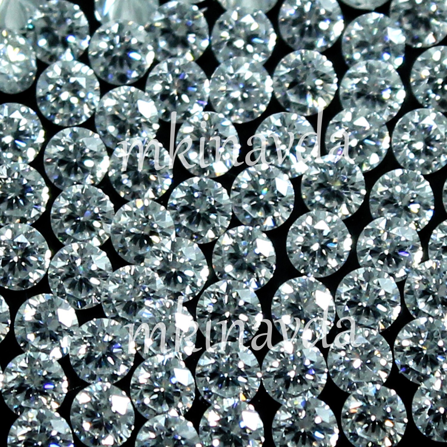 Natural 2.90 Ct D Color VVS1 Certified 0.80 MM Round White Diamond 1000 Pcs Lot