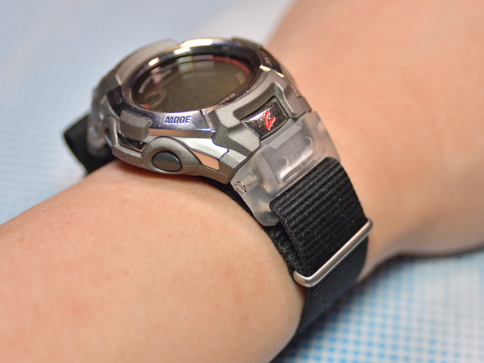 Resin watch strap & band adapter for G-SHOCK MTG900