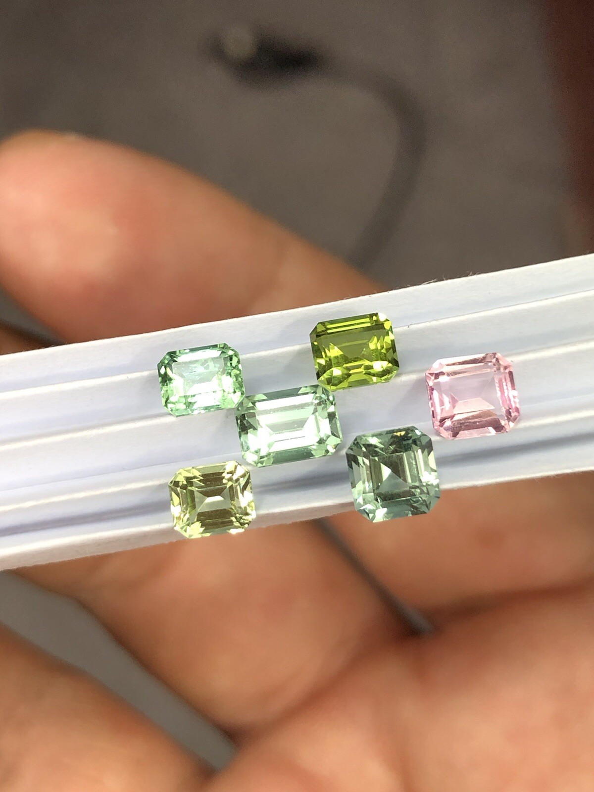 4 Carat Natural Multi Color Tourmaline – Faceted Afghanistan Tourmaline