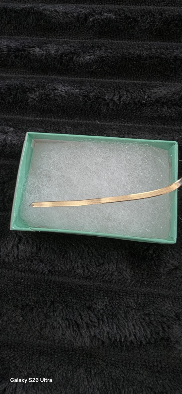 10K Gold Thin Herringbone 18 Inches Long Fixable