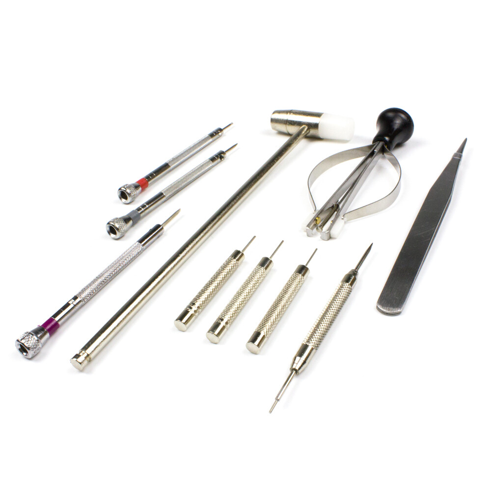 Professional Watch Repair Kit Watchmaker Back Case Opener Link Pin Spring Bar US