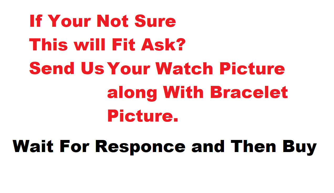 Watch Band Bracelet Curved End Piece With Spring Bar