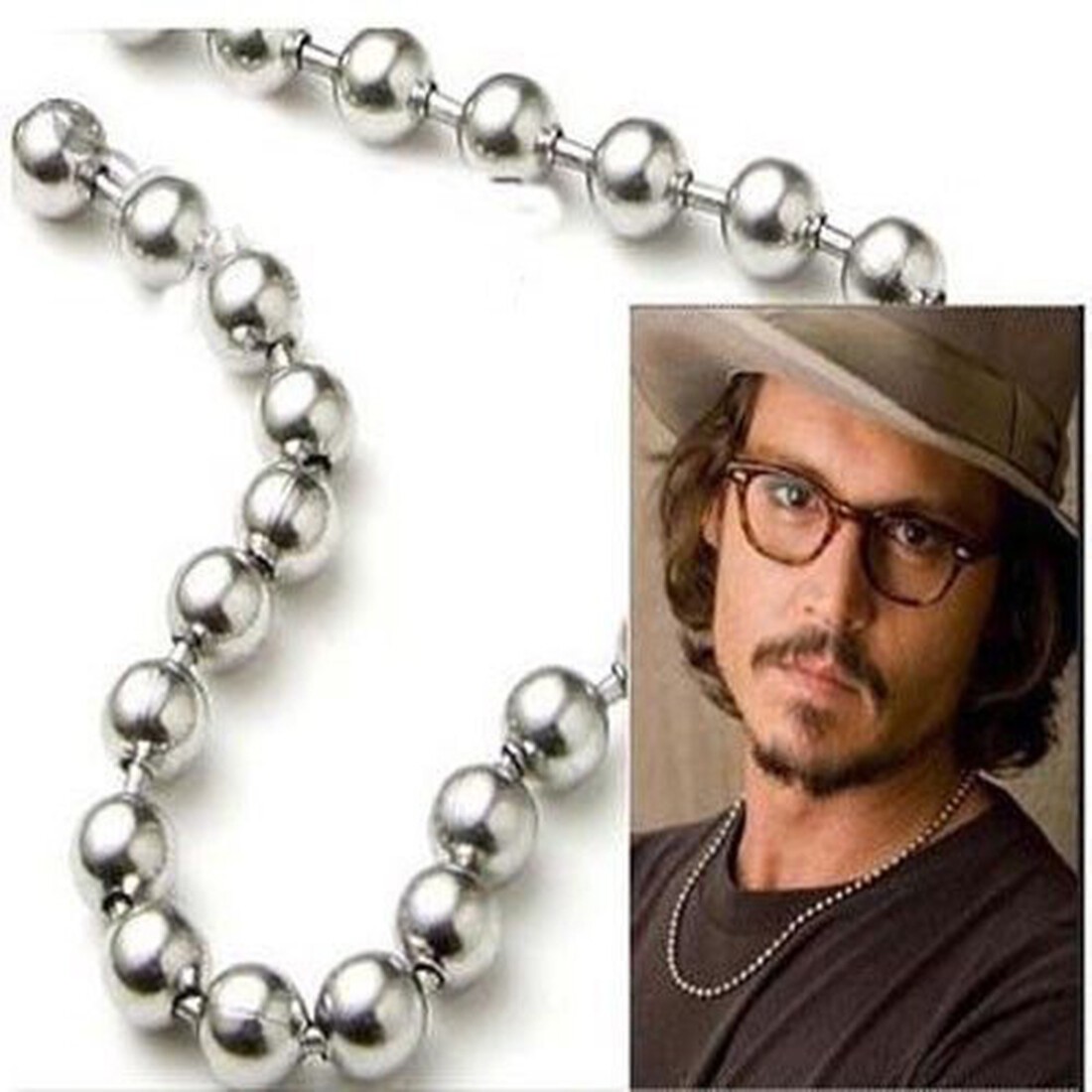 1.5-12mm Unisexs Stainless Steel Silver Bead Ball Chain Necklace Or Bracelet New