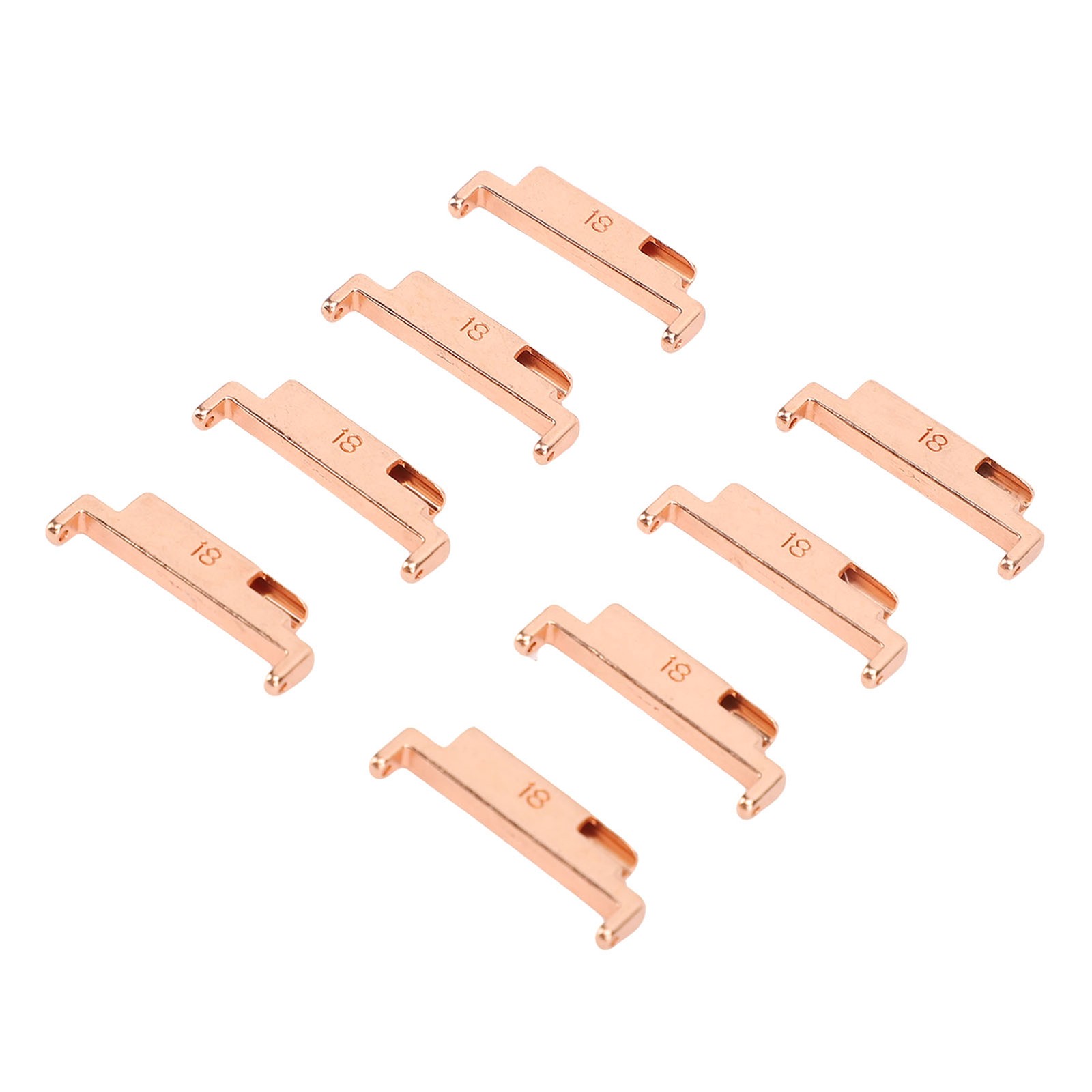 4 Pairs Band Adapters And Lugs Metal Connection Adapter For 18-22mm Watch Strap