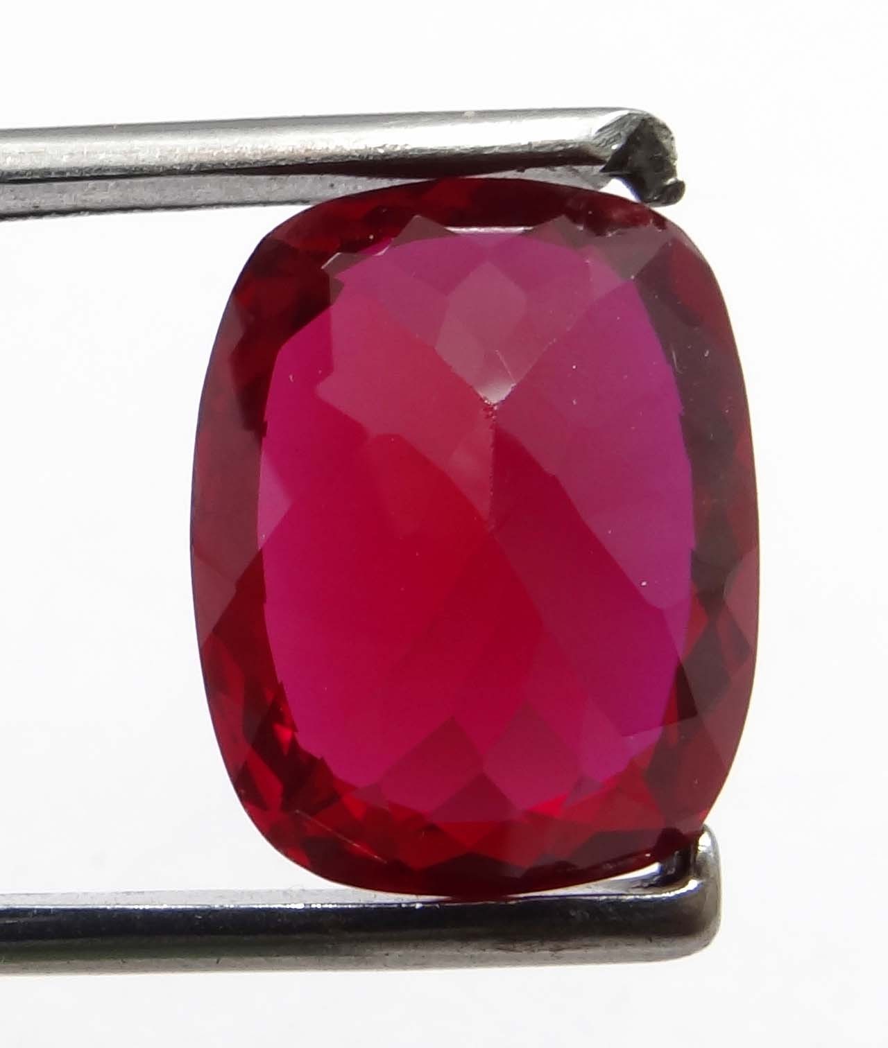 NATURAL 13.05 CTS PIGEON BLOOD RED RUBY coushion GEMSTONE CERTIFIED