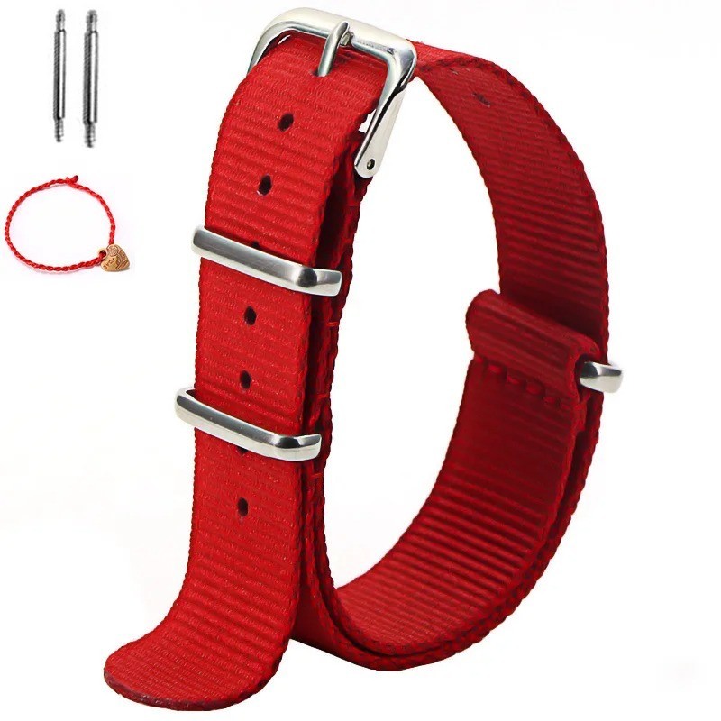 1pcs Nylon Strap 16mm 18mm 20mm 22mm Nylon Watch Band Replacement Watch Strap