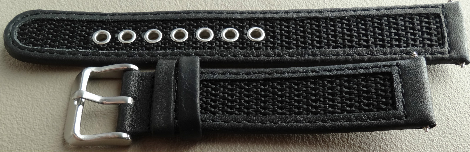 New Universal 18mm Regular Mens Black Speidel Express Sport Watch Band Strap