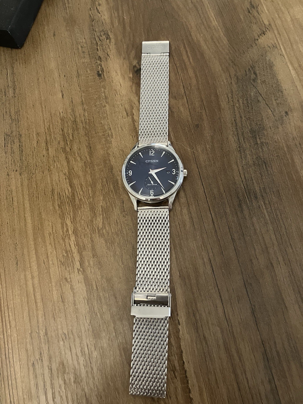 Citizen Eco-Drive B690-R009877 Men’s Blue Dial Mesh Stainless Steel Watch