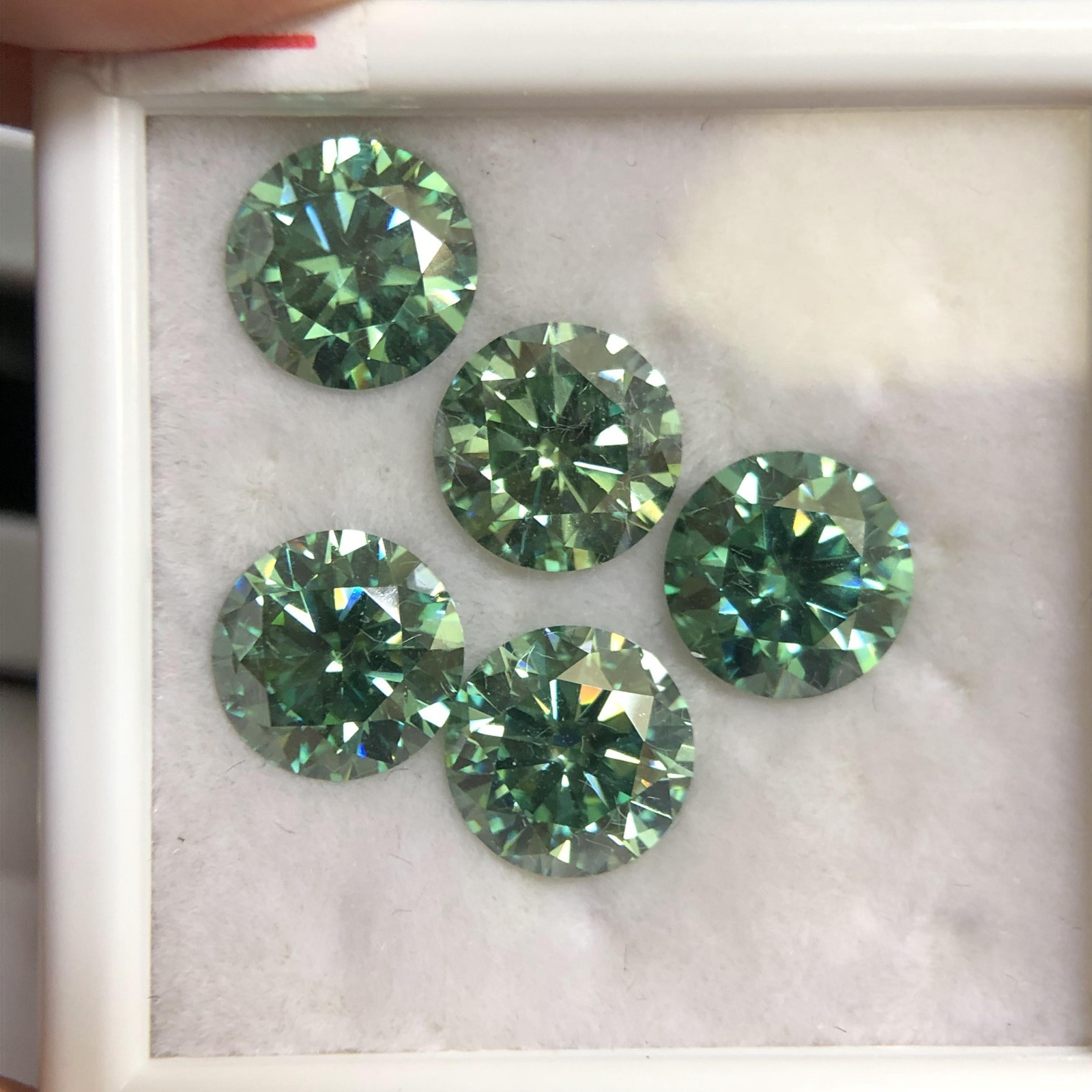 GRA Certified Loose Moissanite Stones D Colorful VVS1 All Sizes