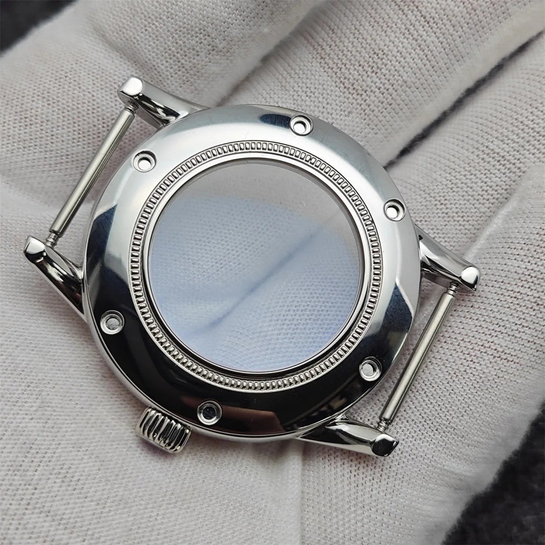 39mm Watch Case Buckle PU Leather Strap fit 31mm dial for NH35 NH36 Movement New