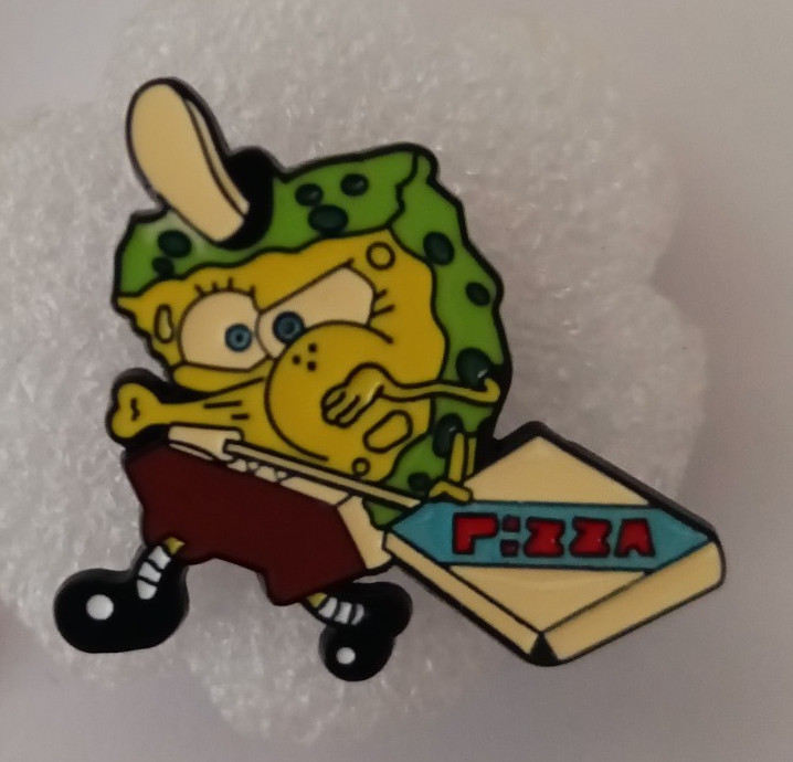 SPONGEBOB-PIN-2 OR MORE PINS SHIPPING $5.49-SPEND $20 SHIPPING IS FREE