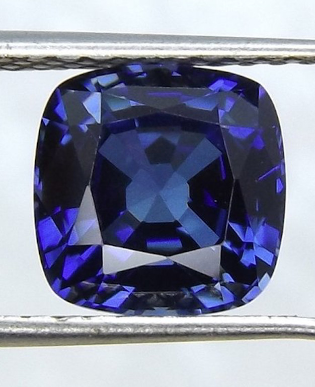 Lab Created Blue Sapphire Cushion Faceted Loose Gemstones (3x3mm – 16x16mm)