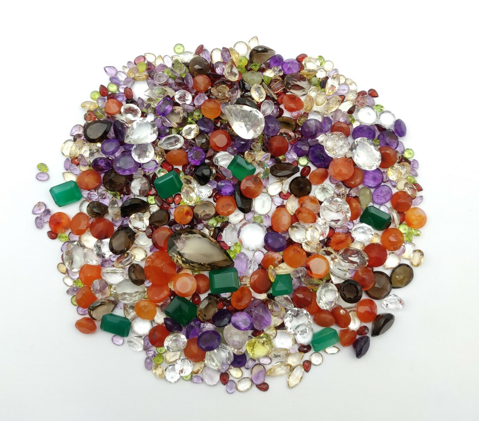 100 Carats+ Natural Mix Loose Faceted Semi Precious Gemstone Lot