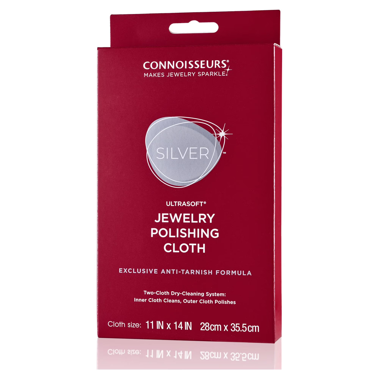 Connoisseurs Silver Jewelry Polishing Cloth