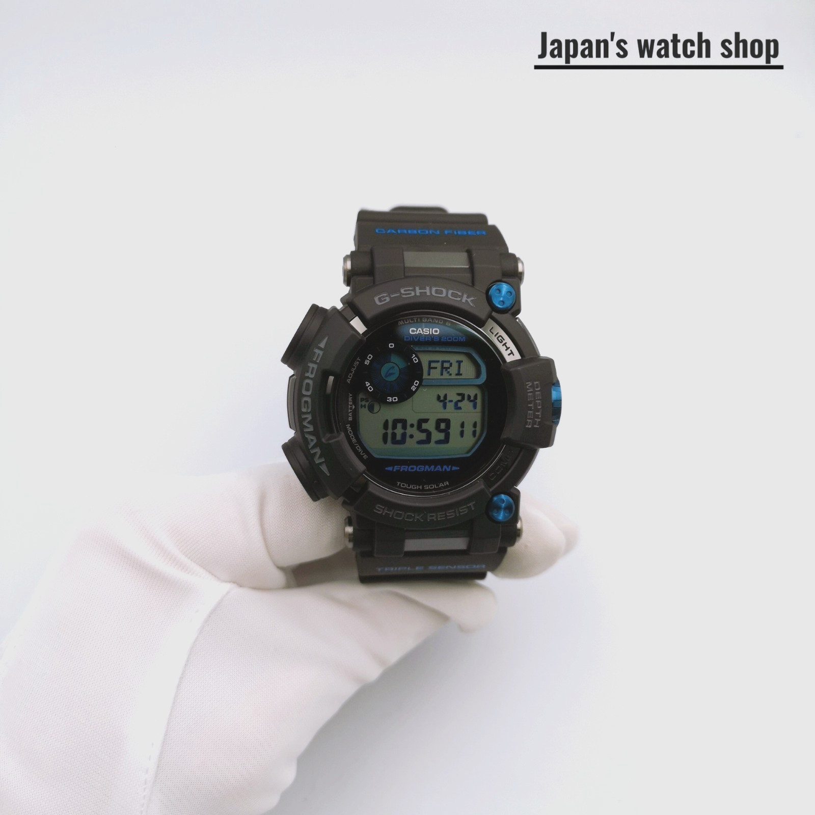 CASIO G-SHOCK GWF-D1000B-1JF Blue Master of G FROGMAN 6 Men’s Watch New in Box