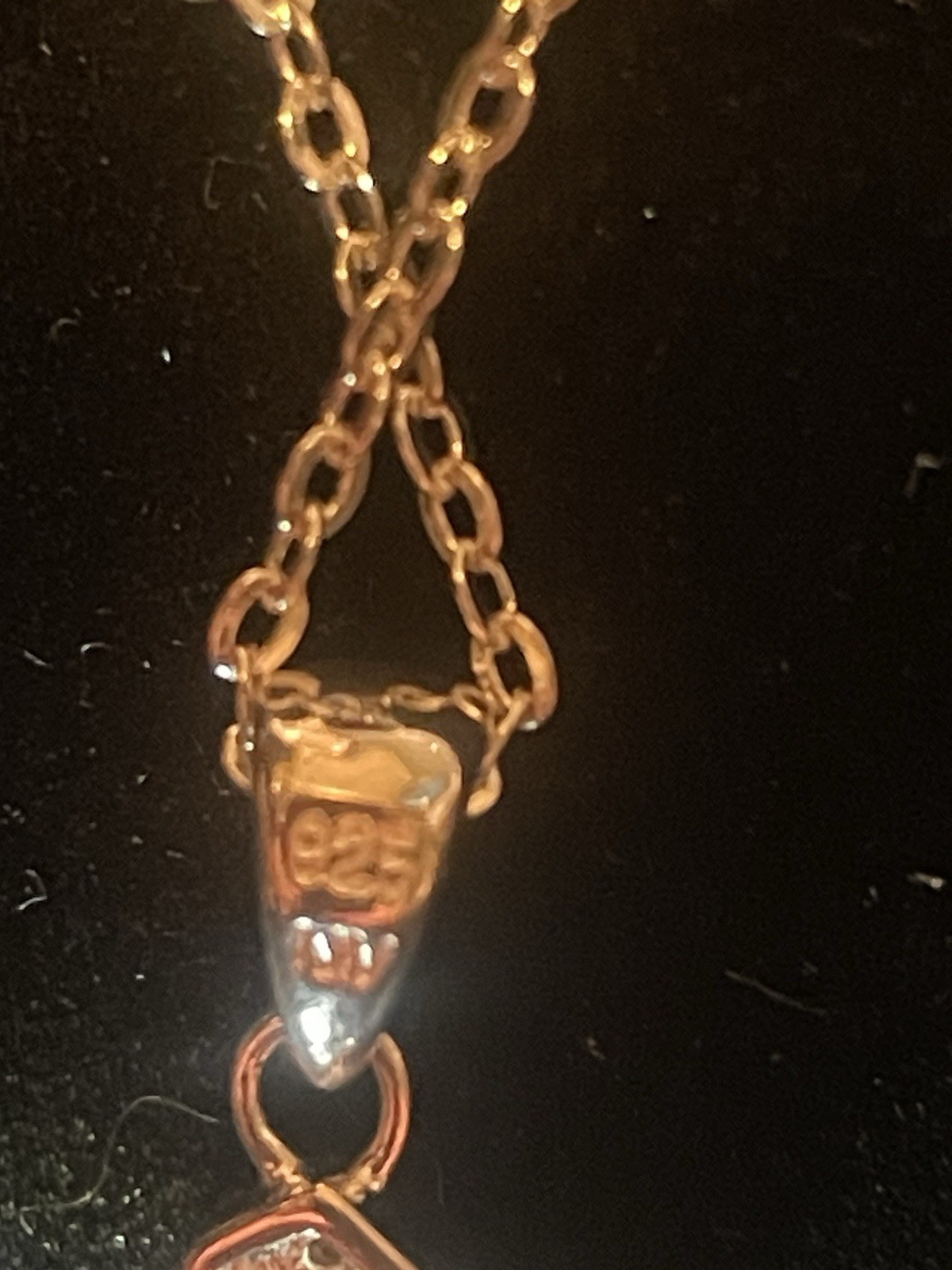 925 Silver Cable Chain Necklace w/ Round Blue Crystal Charm Pendant, Bezel Set