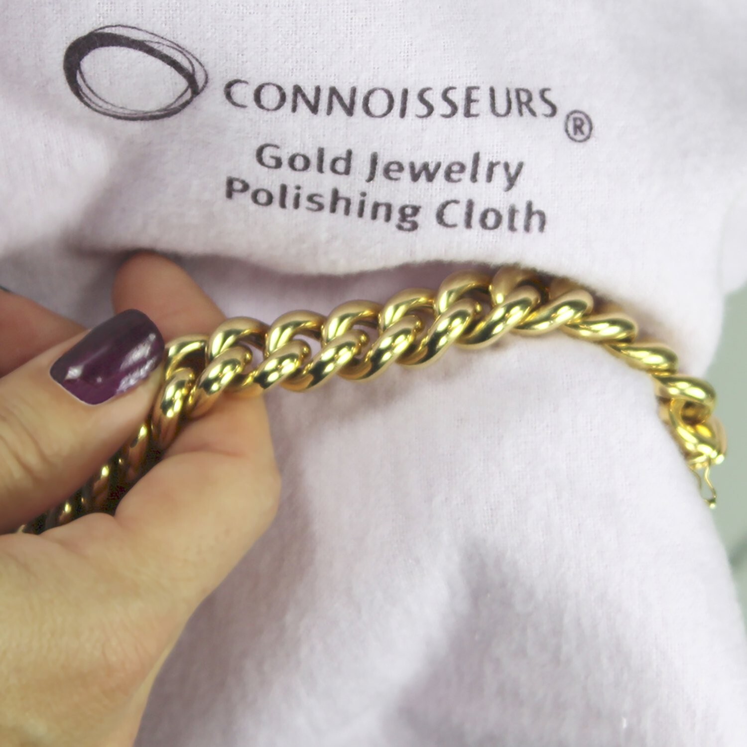 CONNOISSEURS All-Purpose Jewelry Cleaning Kit Tarnish Cleaner W/ Polishing Cloth