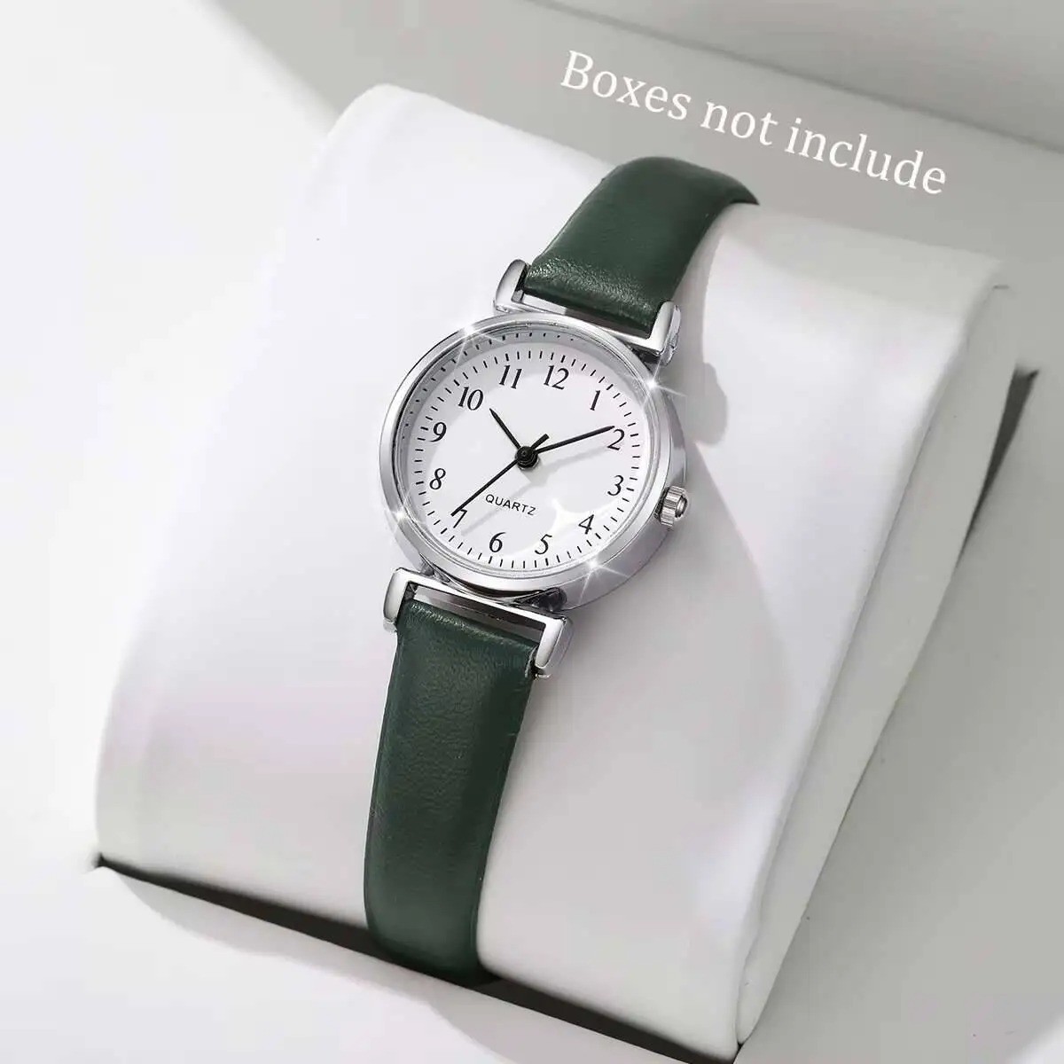 1pc Of Fashion Small Dial Women Watches Casual Leather Band Quartz Watch