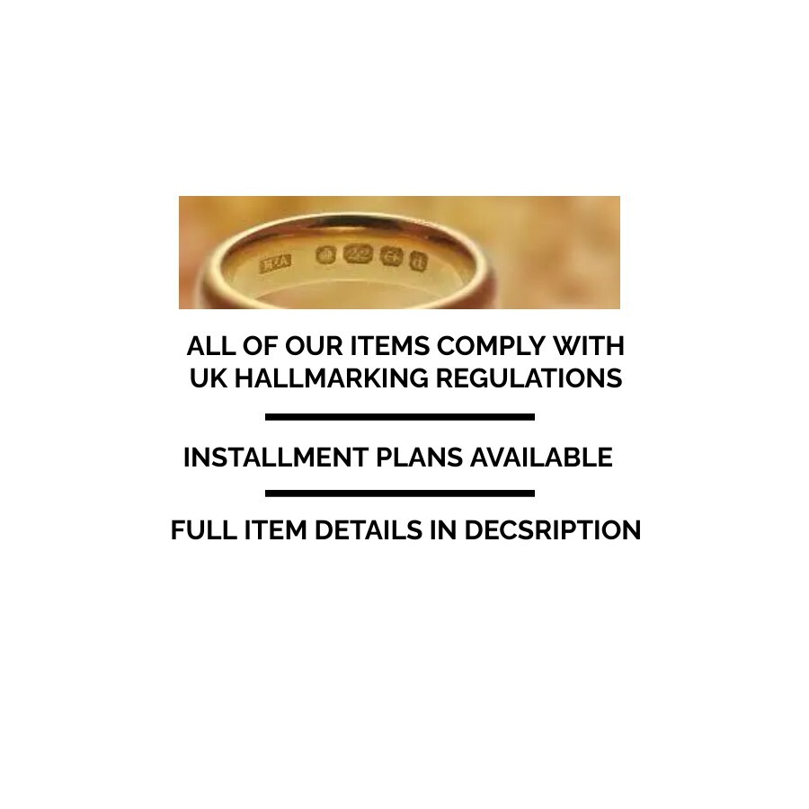 Ladies Womens 9ct 9carat Yellow Gold Round & Baguette Cut Diamond Ring UK Size P