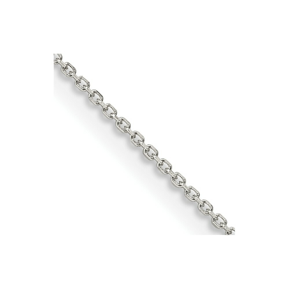 Sterling Silver Diamond Cut Cable Chain 14″, 16″, 18″, 20″, 22″, 24″, 30″ Inch