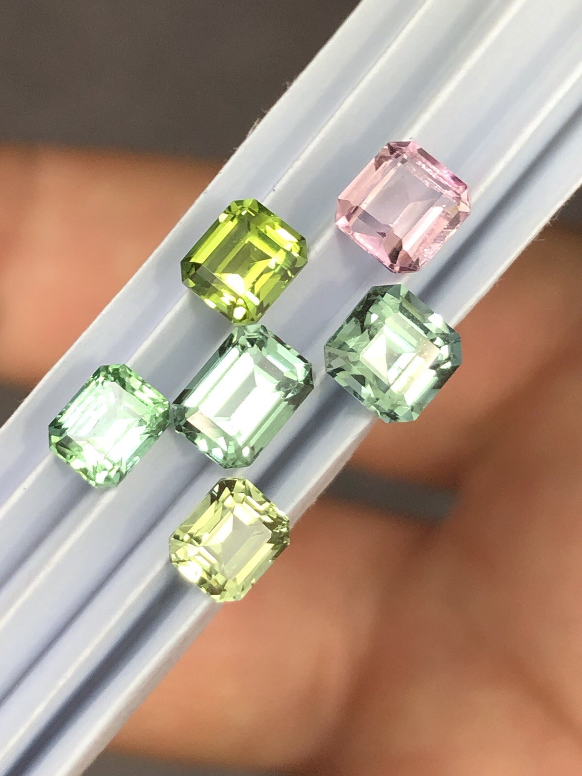 4 Carat Natural Multi Color Tourmaline – Faceted Afghanistan Tourmaline