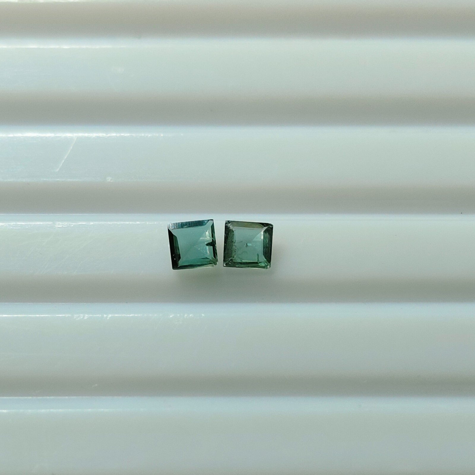 0.17 Ct Natural Alexandrite Loose Gemstone 2.5mm Square Green Color Change Cut