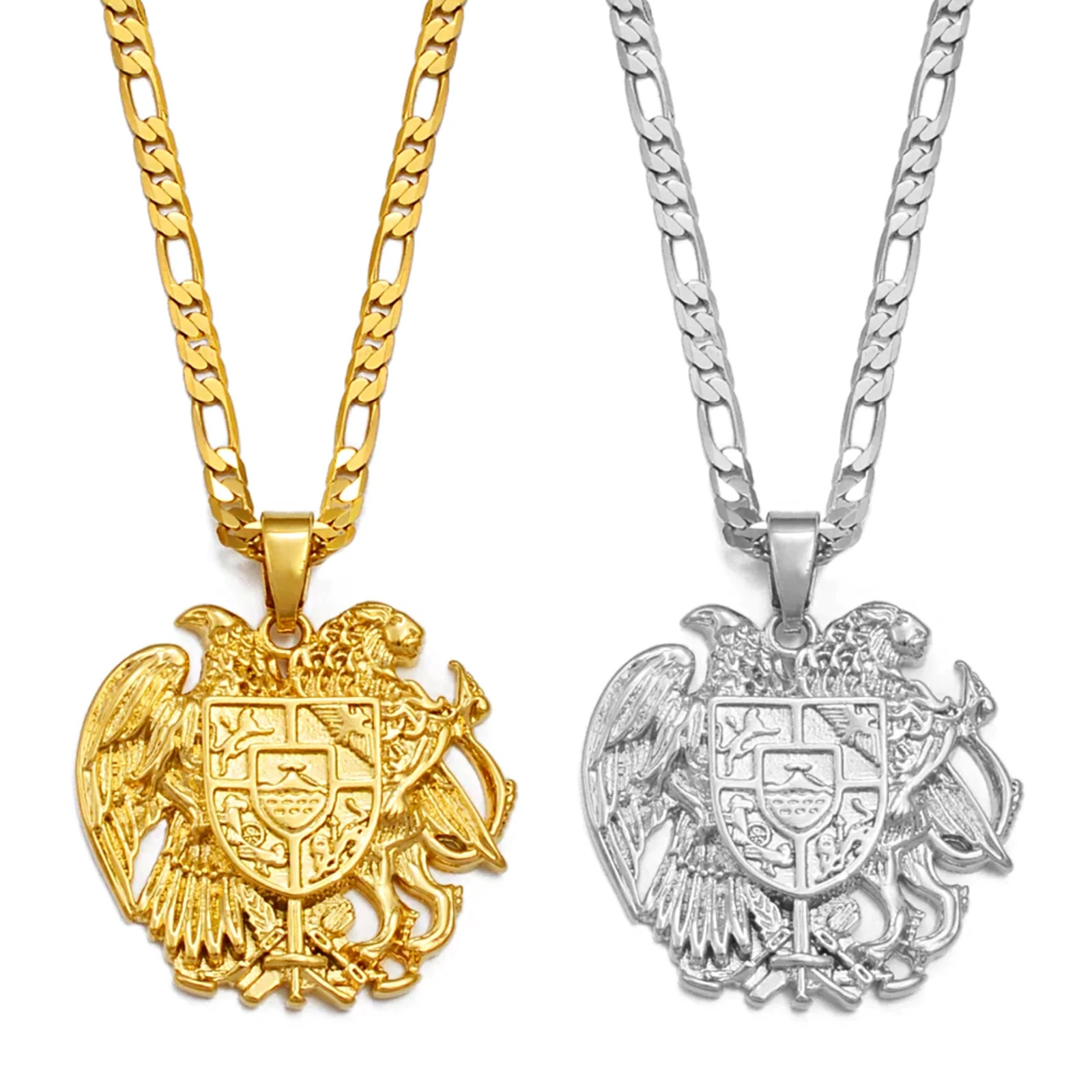 Armenia Coat of Arms Pendant Necklace