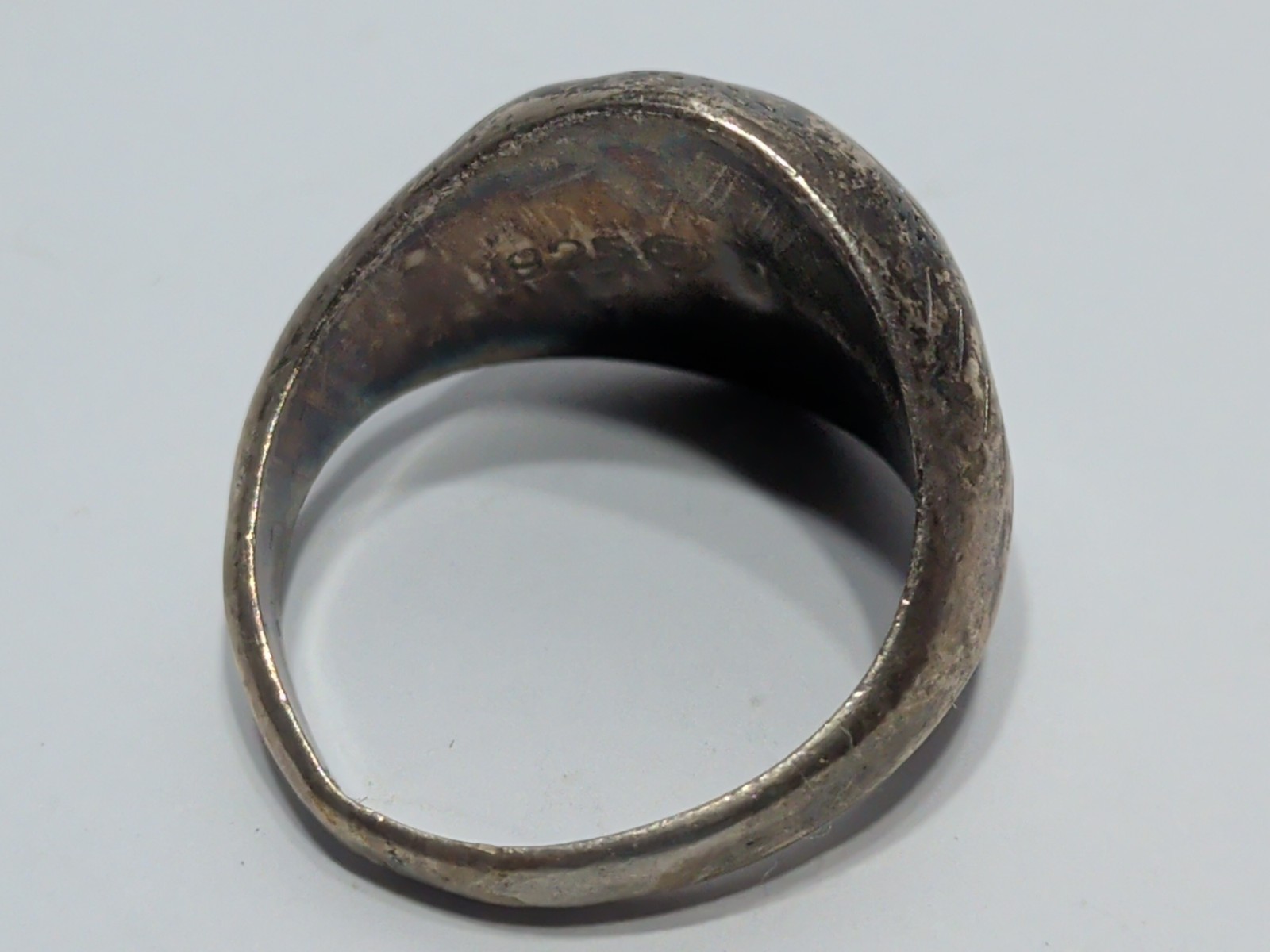 ✨VINTAGE✨ .925 Sterling Silver Etched Dome Ring – Size 9 – Made In Thailand