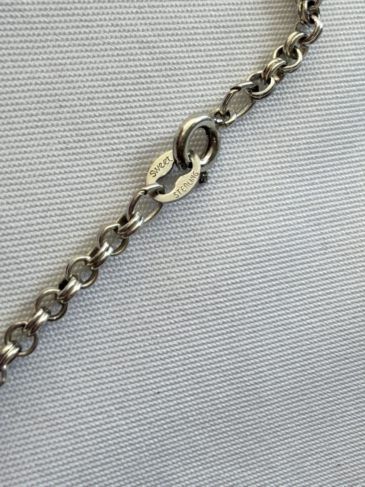 925 Sterling Silver Rolo Belcher Chain Necklace 18″ 2.5mm 6.38g Sweet Sterling