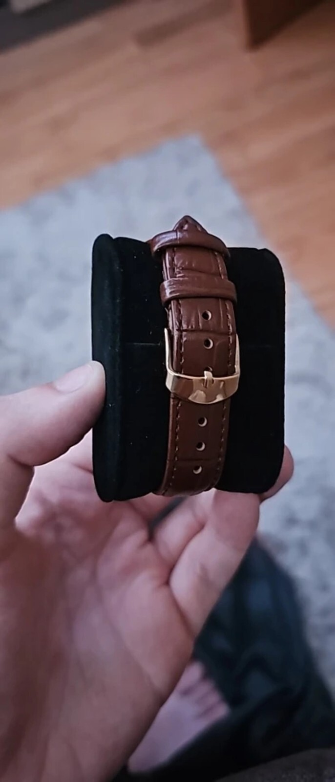 16mm 18mm 20mm 22mm 24mm Genuine Leather Wristband Watch Strap Band Bracelet