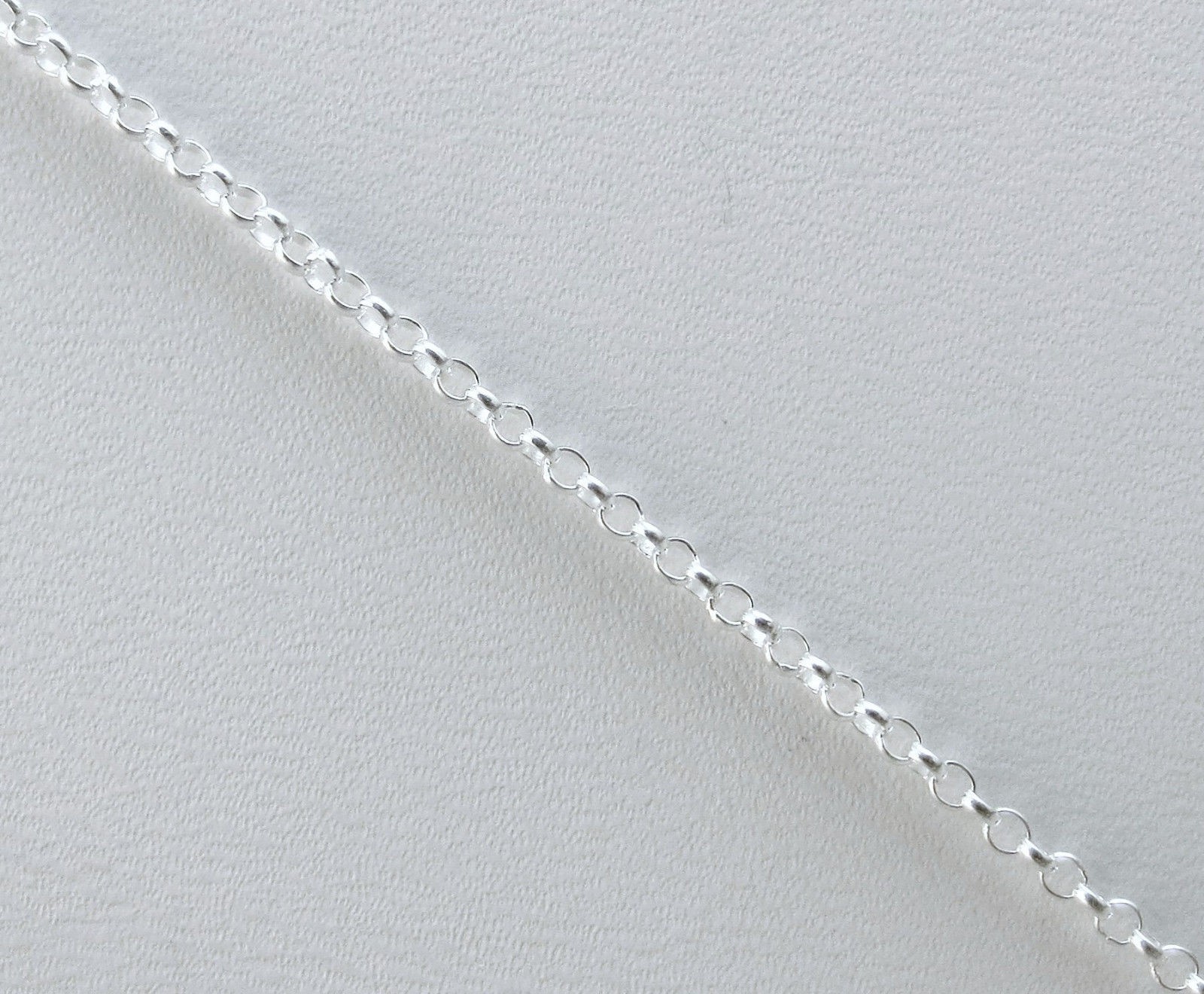 Sterling Silver 1.5mm Rolo Chain. Pure .925 Italian. 14,16,18,20,22,24,30 Inches