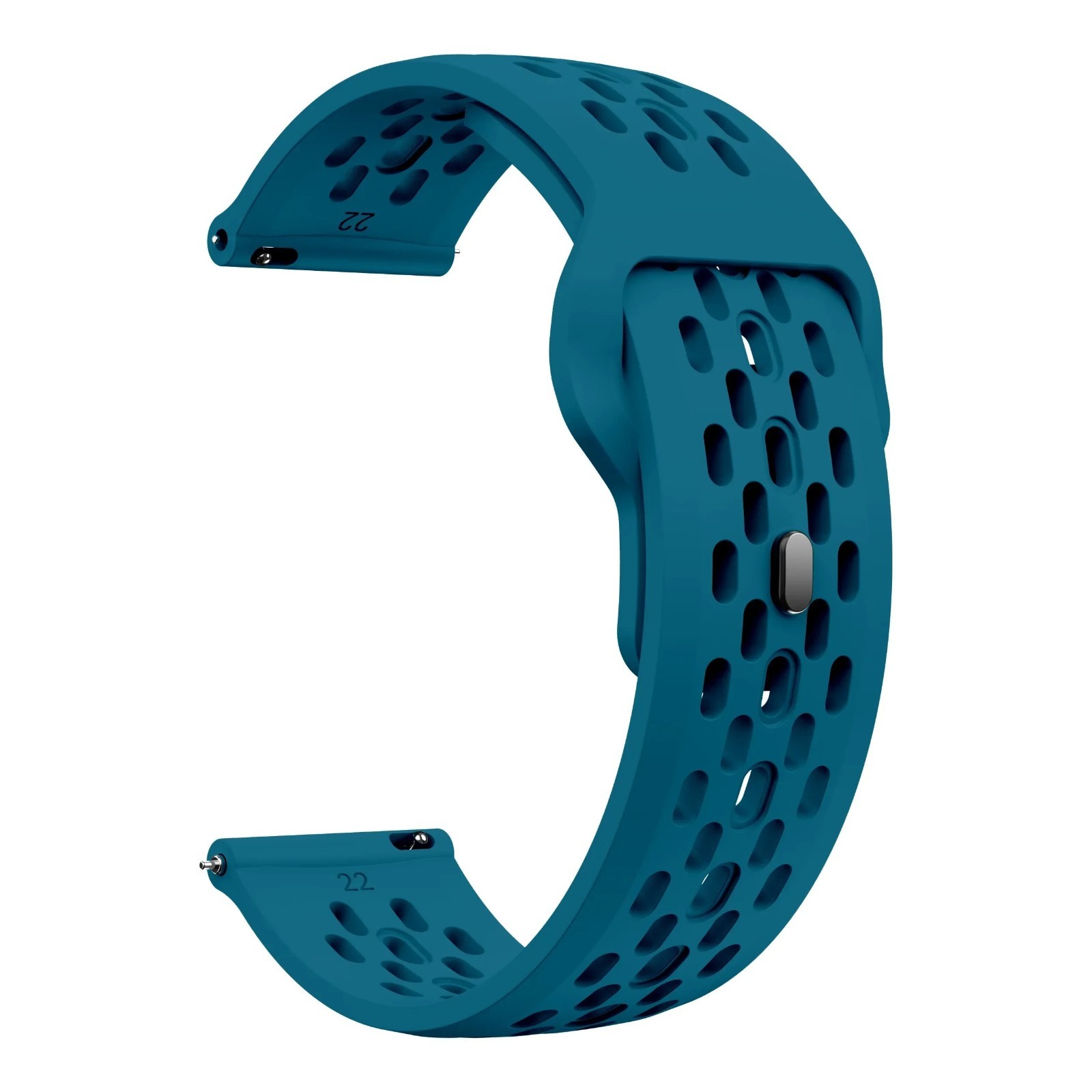 Silicone Sport Watch Strap 18/20/22mm Breathable Wrist Band for Watches