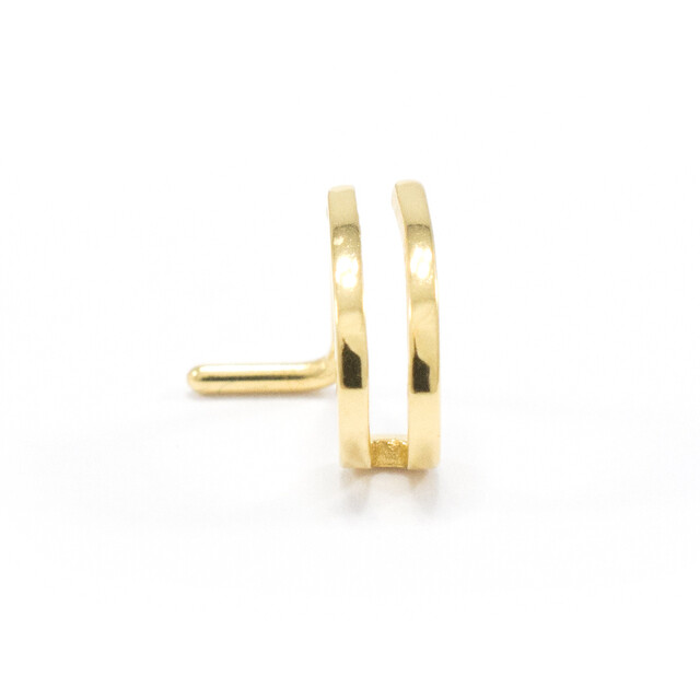 20GA 18GA Double Hoop L Shape Nose Ring Nose Piercings Stainless Steel Sold Each