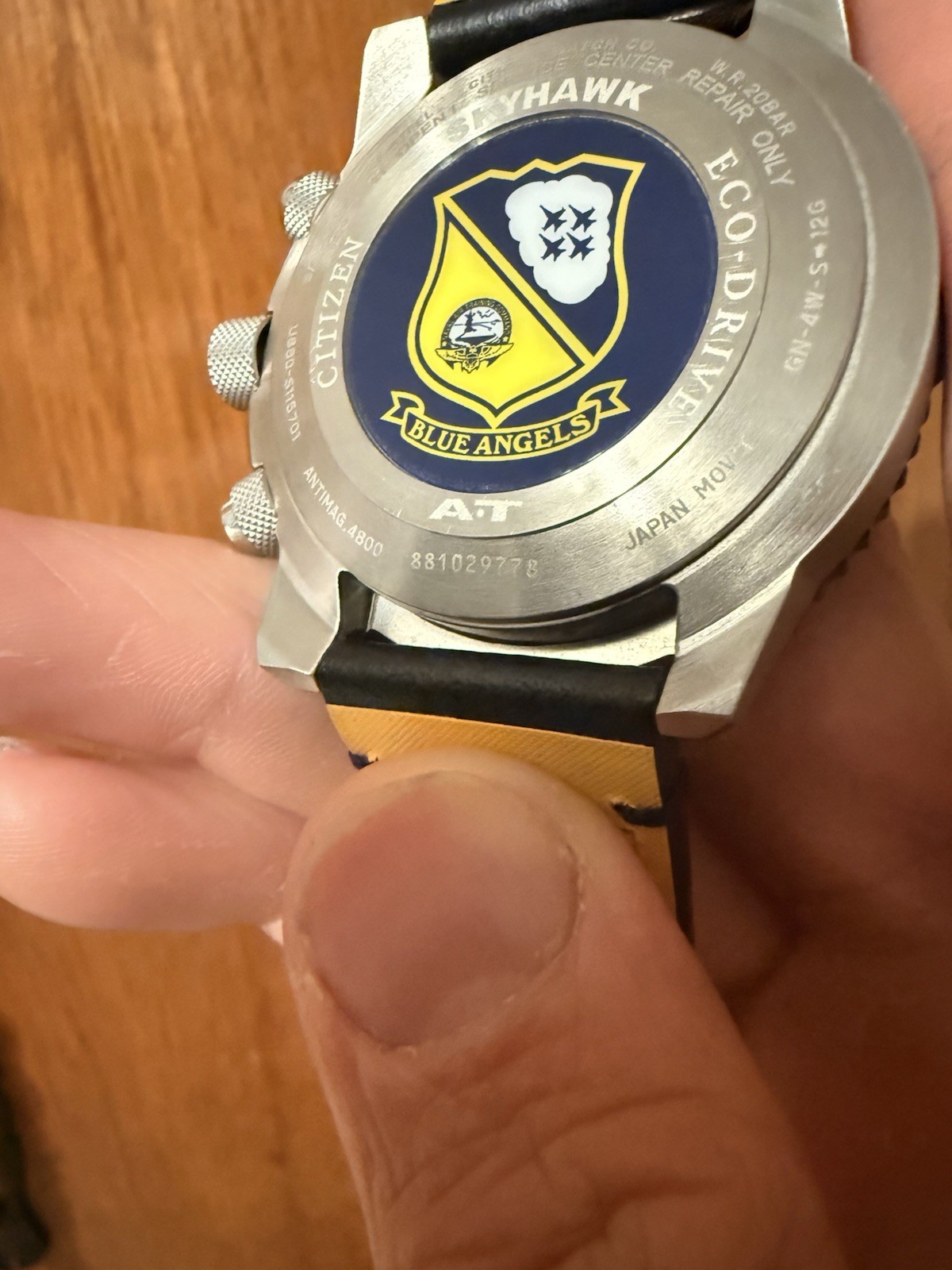 Citizen Eco-Drive Skyhawk A-T Blue Angels Chronograph World Time 45mm 200m