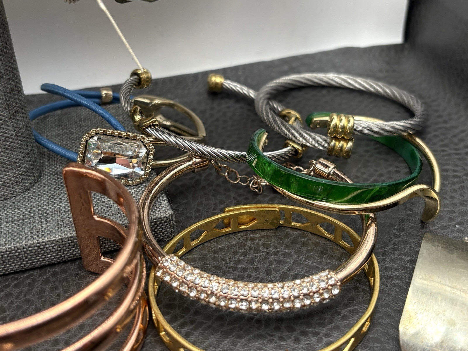 VTG – Modern Boho Ethnic Mixed Metals Jewelry Lot Bracelet Bangle Cuff